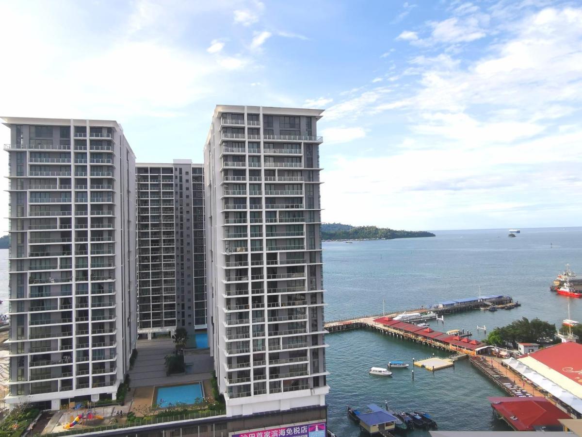M Centro City Centre @ Gaya Street By Sunset Seaview Vacation Condos Kota Kinabalu Eksteriør billede