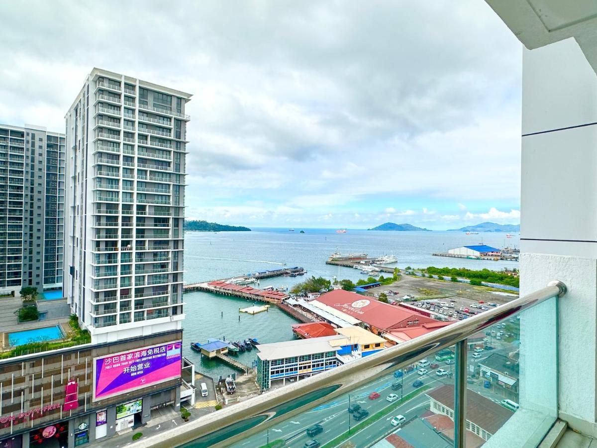 M Centro City Centre @ Gaya Street By Sunset Seaview Vacation Condos Kota Kinabalu Eksteriør billede
